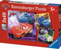 Okładka książki Puzzle 3x49 Auta