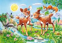 Opakowanie Puzzle 40 maxi - Little Deers CASTOR