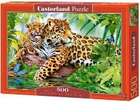 Opakowanie Puzzle 500 Jaguars by the pool CASTOR