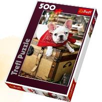 Okładka książki Puzzle 500 Mały zawadiaka TREFL