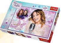 Okładka książki Puzzle 500 Violetta Zaśpiewajmy TREFL