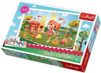 Okładka książki Puzzle 60 Lala chearleaderka TREFL