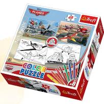 Opakowanie Puzzle Color Samoloty TREFL
