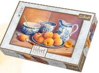Okładka książki Puzzle Velvet 1000 - Morelowy deser TREFL