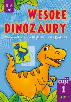 Okładka książki Wesołe dinozaury część 1
