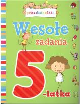 Okładka książki Wesołe zadania 5 latka
