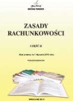 Okładka książki Zasady Rachunkowości  cz.2 w.2012 PADUREK