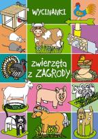 Okładka książki Zwierzęta z zagrody. Wycinanki
