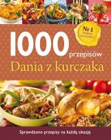 Okładka książki 1000 przepisów. Dania z kurczaka