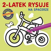 Okładka książki 2-latek rysuje. Na spacerze
