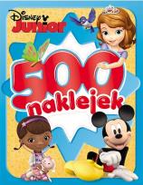 Okładka książki 500 naklejek. Disney Junior