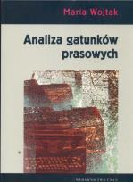 Okładka książki Analiza gatunków prasowych