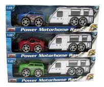 Okładka książki Auto teama z przyczepą campingową