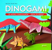 Okładka książki Dinogami. 25 modeli dinozaurów - krok po kroku