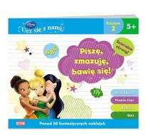 Okładka książki Disney Uczy. Piszę, zmazuję, bawię się. Literki