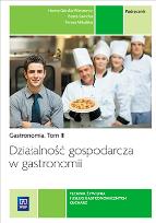 Okładka książki Działalność gospodarcza w gastronomii Podręcznik Gastronomia tom 3