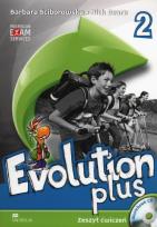 Okładka książki Evolution Plus 2 WB + CD MACMILLAN