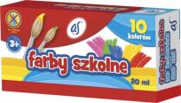 Okładka książki Farby Szkolne 8 kolorów 20ml AS