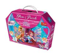 Okładka książki Glam Puzzle - Magiczne wróżki Winx Club TREFL