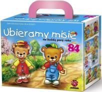 Okładka książki Gra - Ubieramy misie na każdą porę roku MAXIM