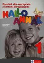 Okładka książki Hallo Anna 1 Poradnik dla nauczyciela CD z kartami obrazkowymi