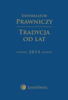 Opakowanie Informator Prawniczy 'Tradycja od lat' 2015 LexisNexis B6 PCV Granat