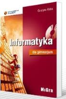 Okładka książki Informatyka dla gimnazjum + CD NPP w.2014 MIGRA