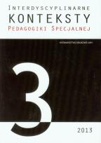 Opakowanie Interdyscyplinarne konteksty pedagogiki specjalnej 3/2013