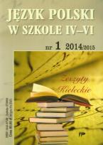Opakowanie Język Polski w Szkole IV-VI nr 1 2014/2015