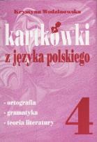 Okładka książki Kartkówki z języka polskiego klasa 4