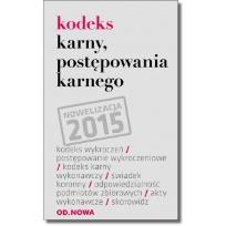 Okładka książki Kodeks karny, postępowania karnego 09/2014 - folia