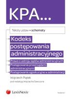 Opakowanie Kodeks postępowania administracyjnego Prawo o ustroju sądów administracyjnych Postępowanie przed sąd