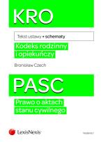Okładka książki Kodeks rodzinny i opiekuńczy  ze schematami Prawo o aktach stanu cywilnego