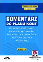 Okładka książki Komentarz do planu kont