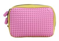 Opakowanie Kosmetyczka Pixel Bags wodoodporna żółto-różowa
