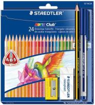 Okładka książki Kredki 24 TRIPLUS+ długopis+ołówek+temperówka + gumka