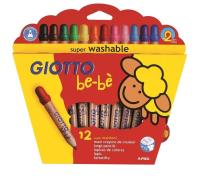 Okładka książki Kredki ołówkowe Giotto Bebe 12 kolorów