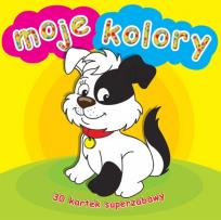 Okładka książki Moje kolory - 30 kartek superzabawy z kolorowankami dla dzieci