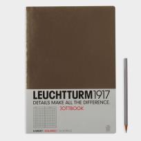 Opakowanie Notatnik A4 w kratkę szarobrązowy