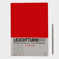 Opakowanie Notatnik A4 w linie czerwony