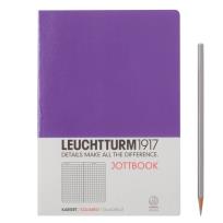 Opakowanie Notatnik Medium w kratkę fioletowy