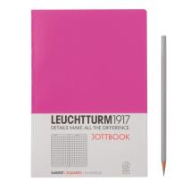 Opakowanie Notatnik Medium w kratkę różowy