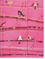 Opakowanie Notatnik Zamykany Różowe Ptaki