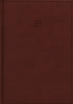 Okładka książki Notes A5 w linie Soft 21N-V Brązowy