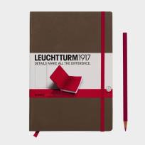 Opakowanie Notes Medium BiCOLORE  gładki szarobrązowy/malinowy