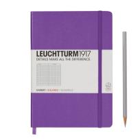 Opakowanie Notes Medium w kratkę fioletowy