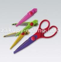 Okładka książki Nożyczki szkolne Titanum dekoracyjne 3 ostrza