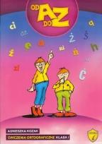 Okładka książki Od A do Z kl. 1 - Ćwiczenia ortograficzne DIDASKO
