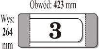 Opakowanie Okładka książkowa nr 3 (50szt) IKS