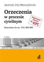 Okładka książki Orzeczenia w procesie cywilnym